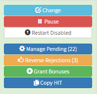 Grant Bonuses option in TurkPrime platform